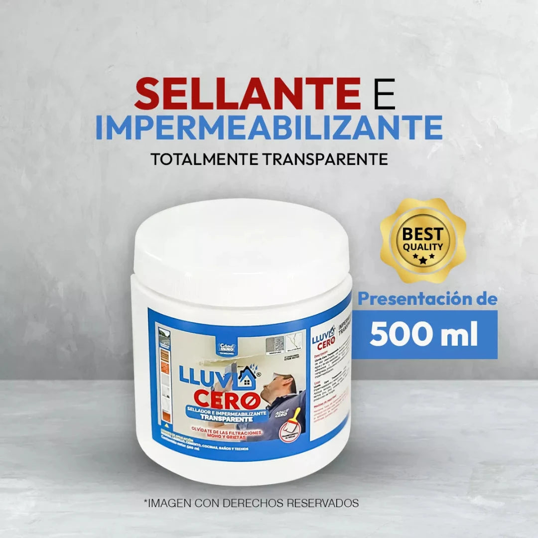 Impermeabilizante Transparente Lluvia Cero™