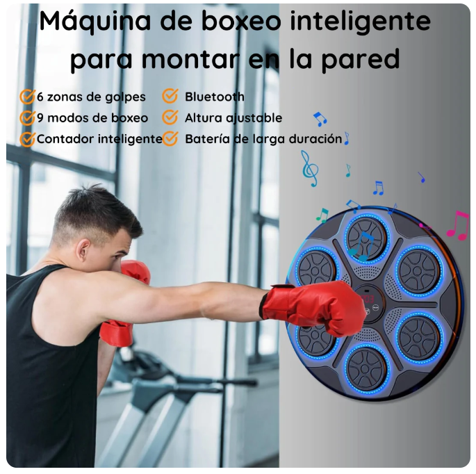 MAQUINA DE BOXEO MUSICAL 🥊🎶